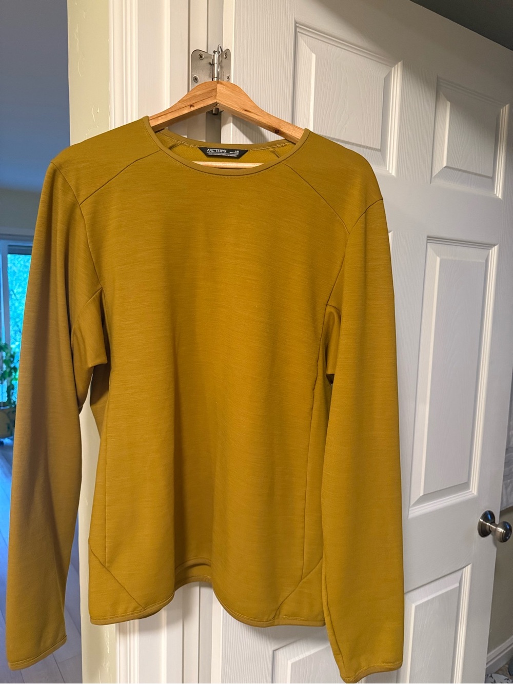 Arc'teryx Men's Long-Sleeve Crew in Mustard